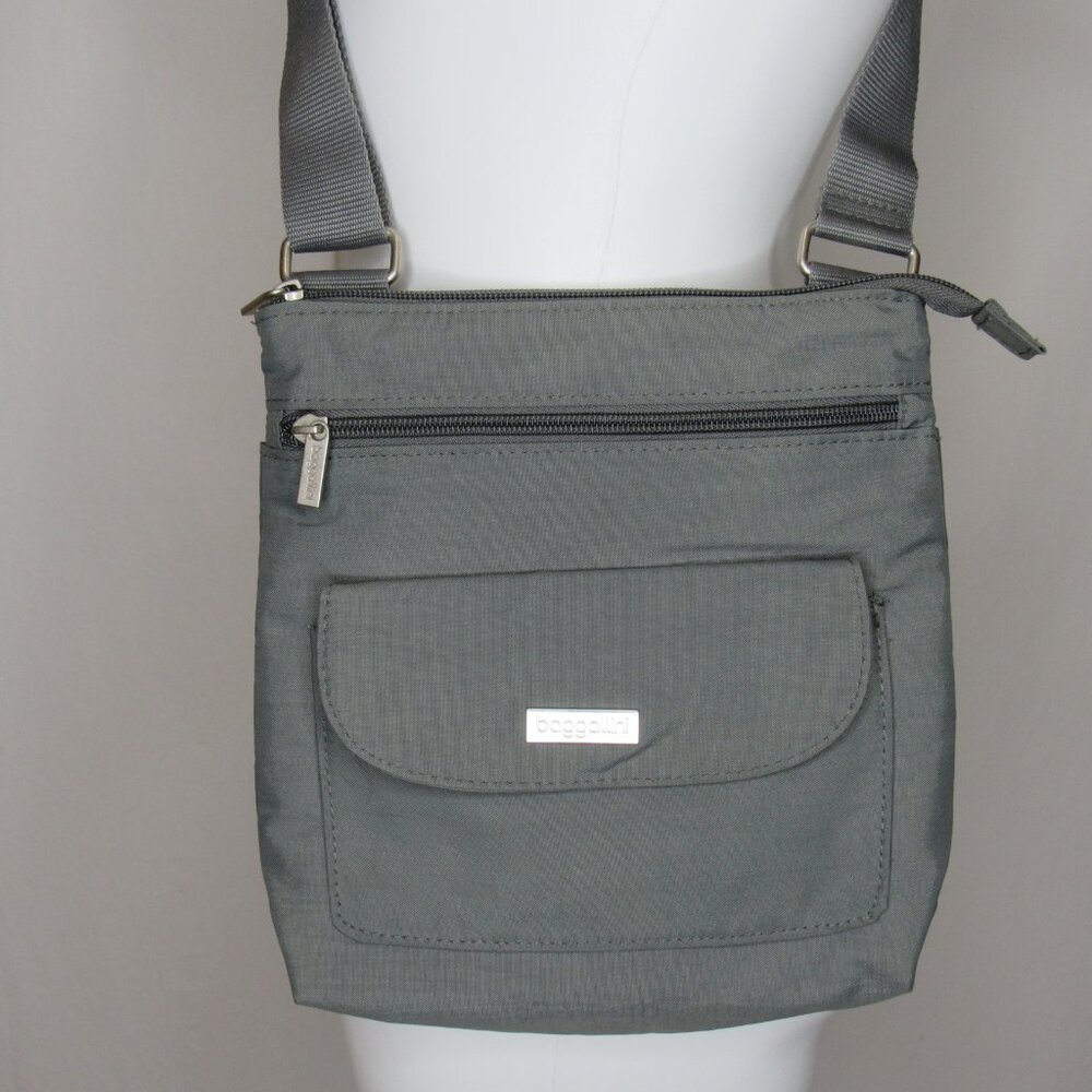Baggallini Gray Crossbody Travel Bag - Picture 7 of 7